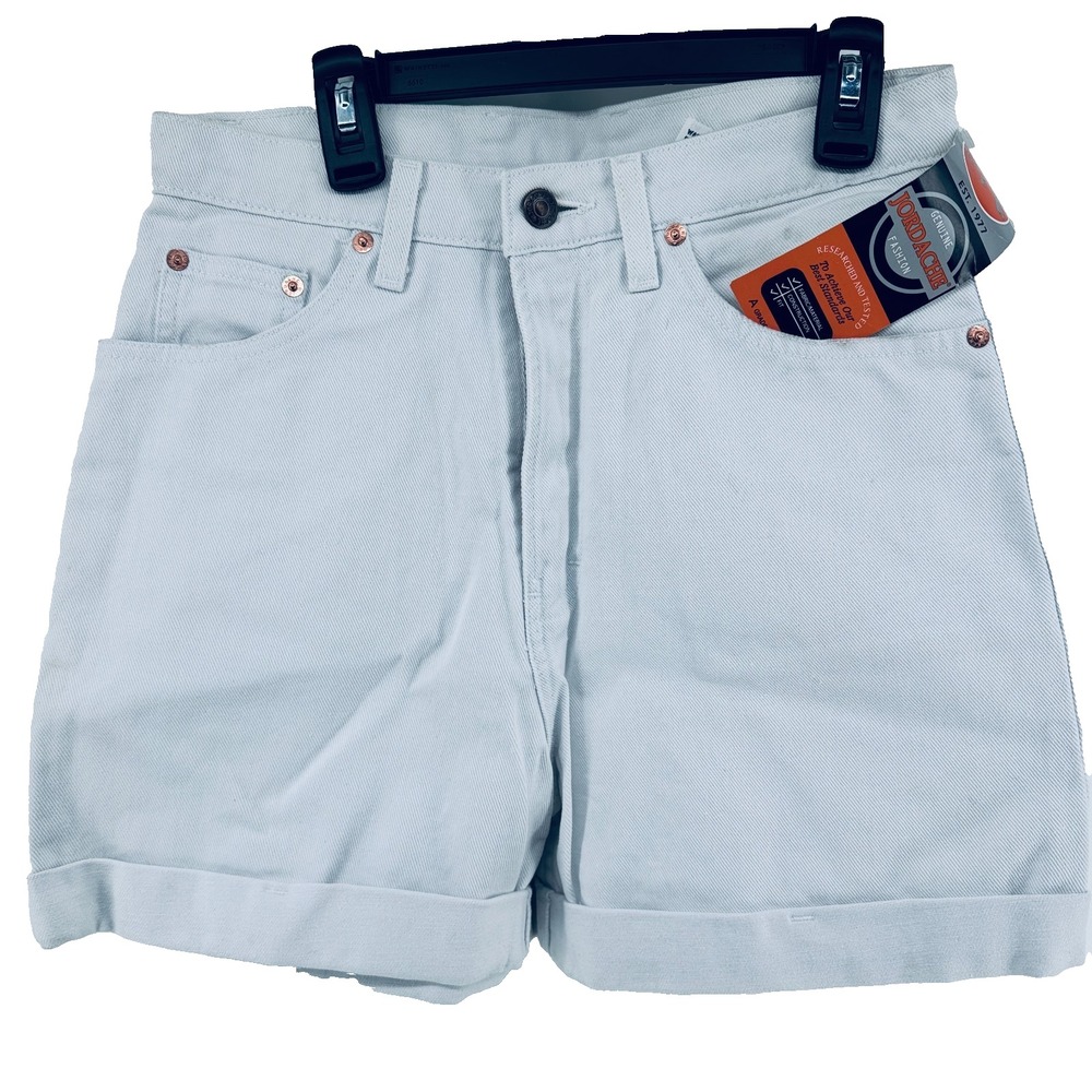 NWT VTG 90s Jordache Womens Jorts sz 8 (28" W) High Waisted Deadstock Y2K Retro